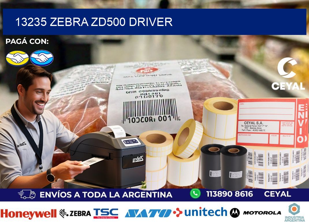 13235 Zebra ZD500 driver