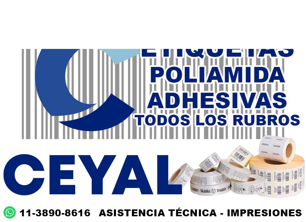 13805 Etiquetas adhesivas para consumoi masivo