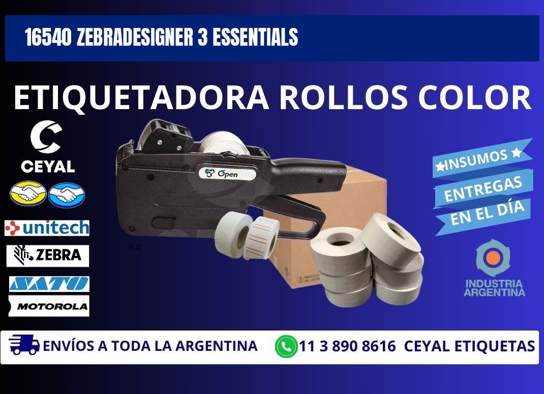 16540 ZebraDesigner 3 Essentials