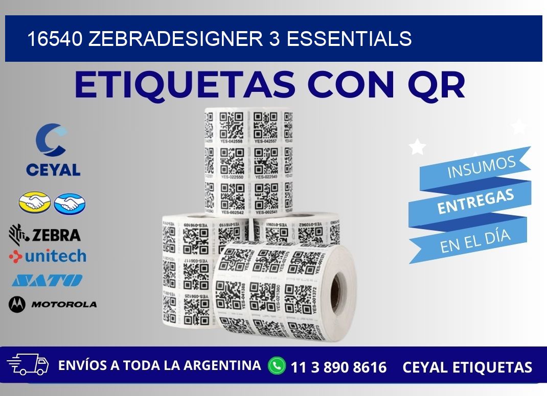 16540 ZebraDesigner 3 Essentials
