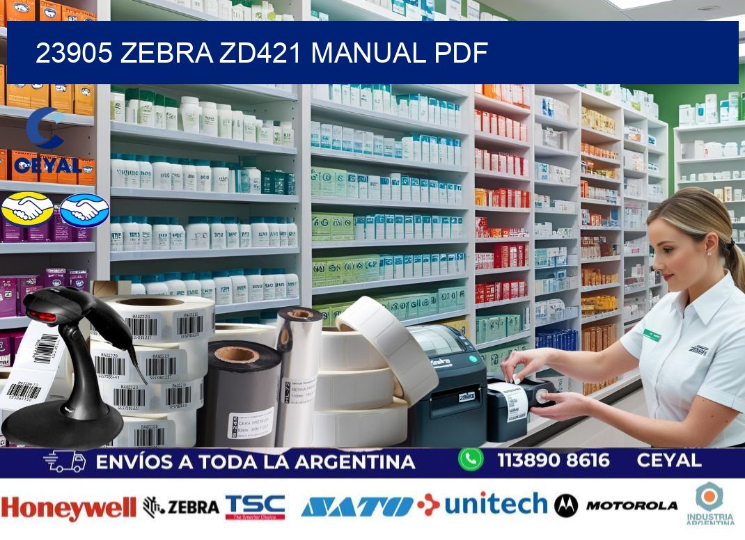 23905 Zebra ZD421 manual PDF