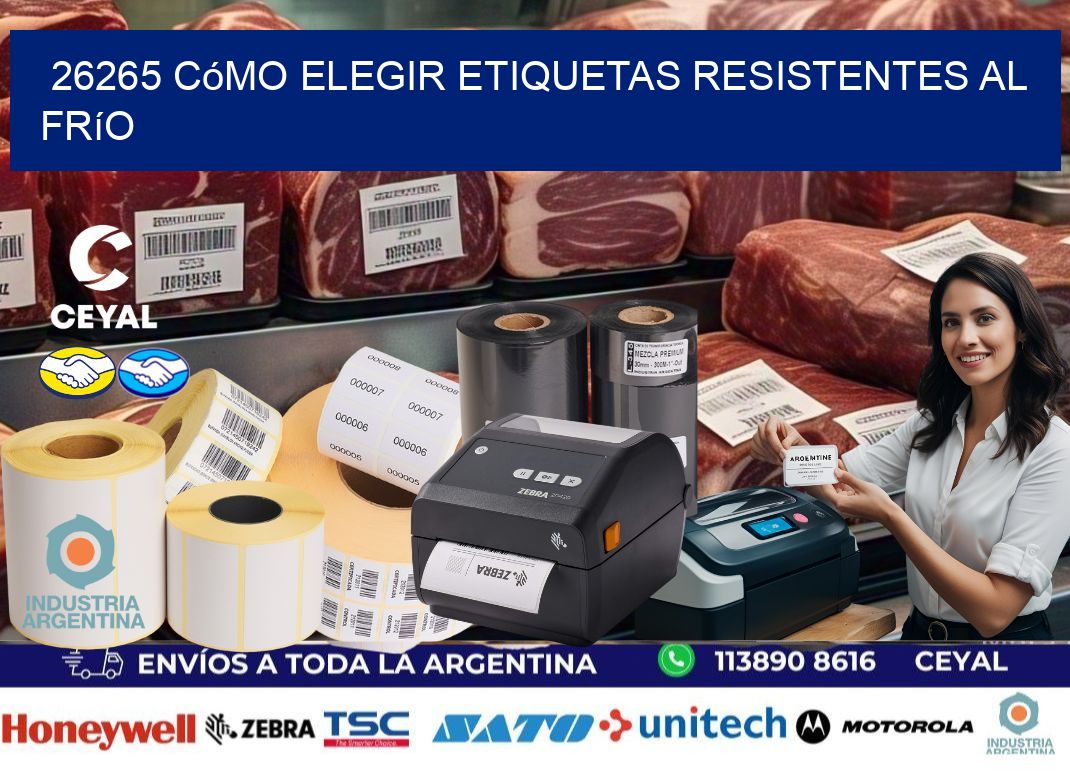 26265 cómo elegir etiquetas resistentes al frío
