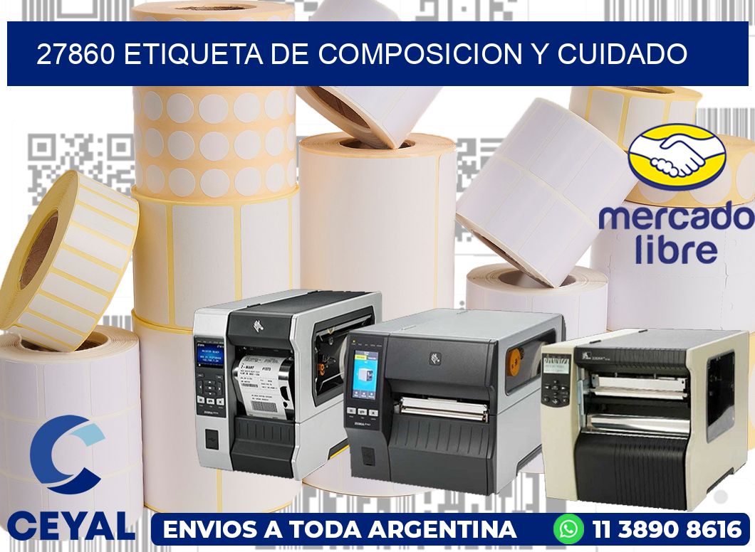 27860 etiqueta de composicion y cuidado
