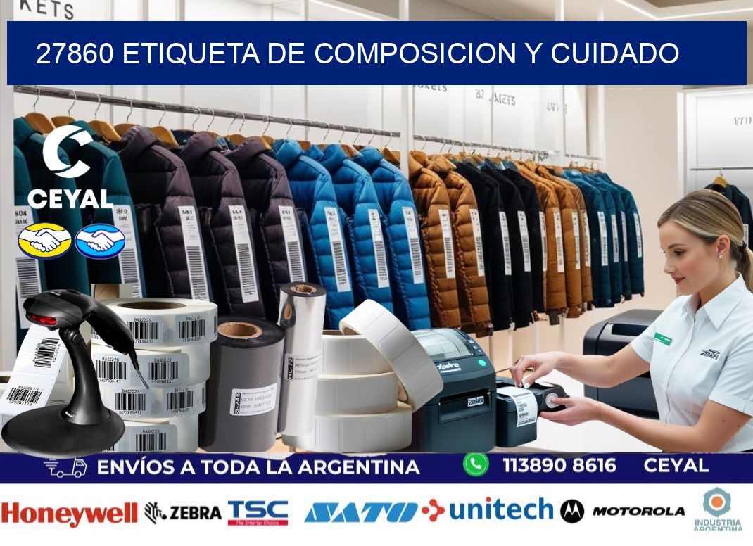 27860 etiqueta de composicion y cuidado