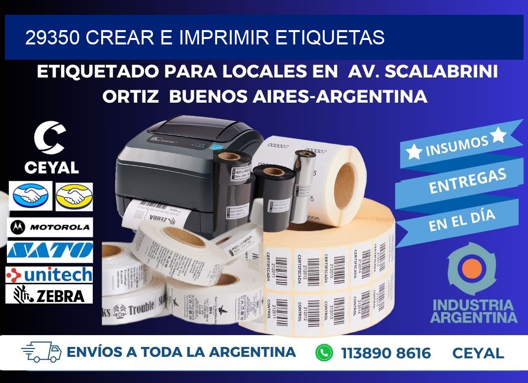 29350 Crear e imprimir etiquetas