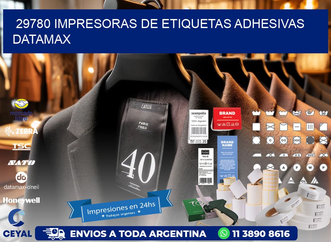 29780 impresoras de etiquetas adhesivas datamax