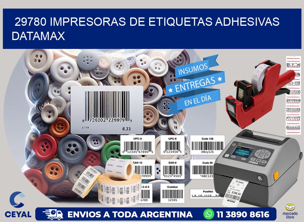 29780 impresoras de etiquetas adhesivas datamax