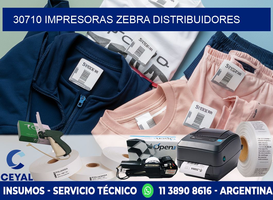 30710 impresoras Zebra distribuidores