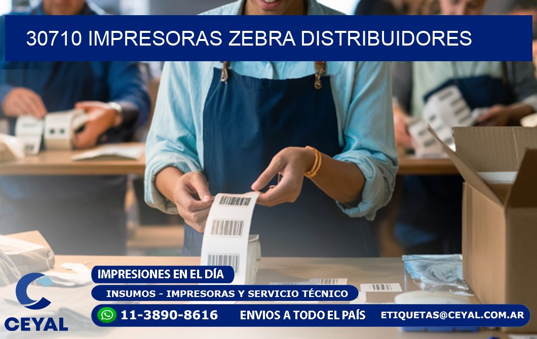 30710 impresoras Zebra distribuidores