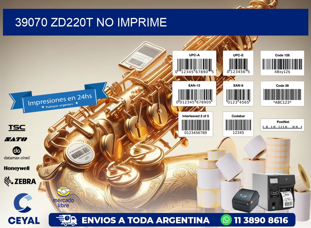 39070 ZD220t no imprime