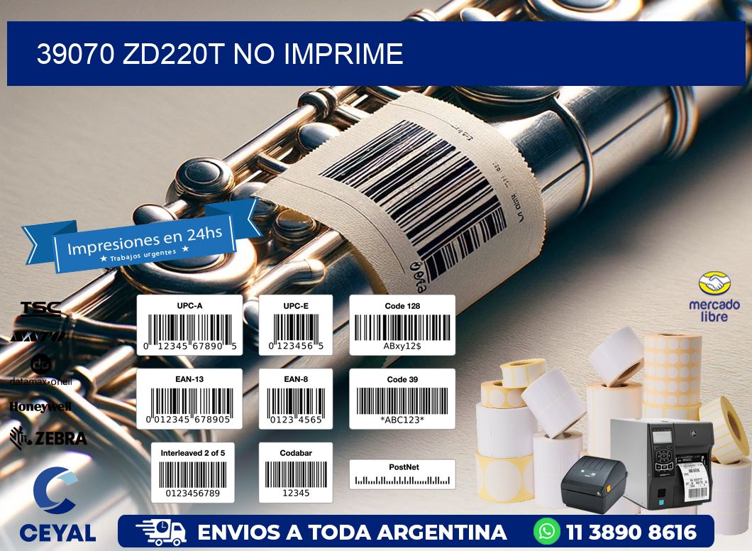 39070 ZD220t no imprime
