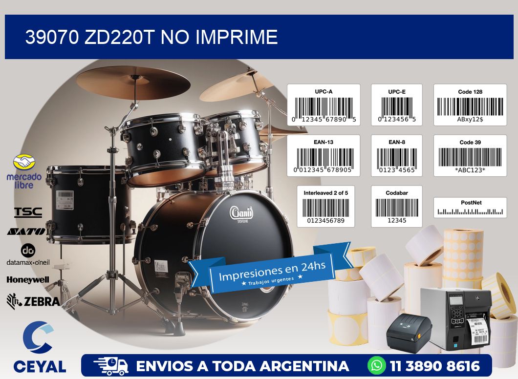 39070 ZD220t no imprime