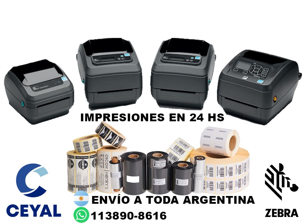 4 cajas de etiquetas 58 x 51