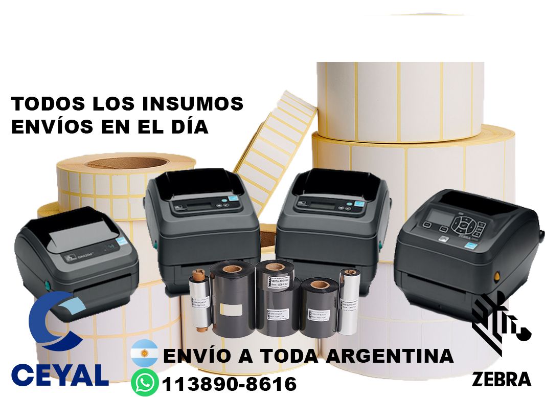 4 cajas de etiquetas 58 x 51