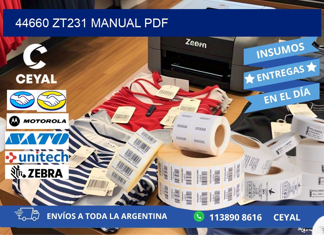 44660 ZT231 manual PDF