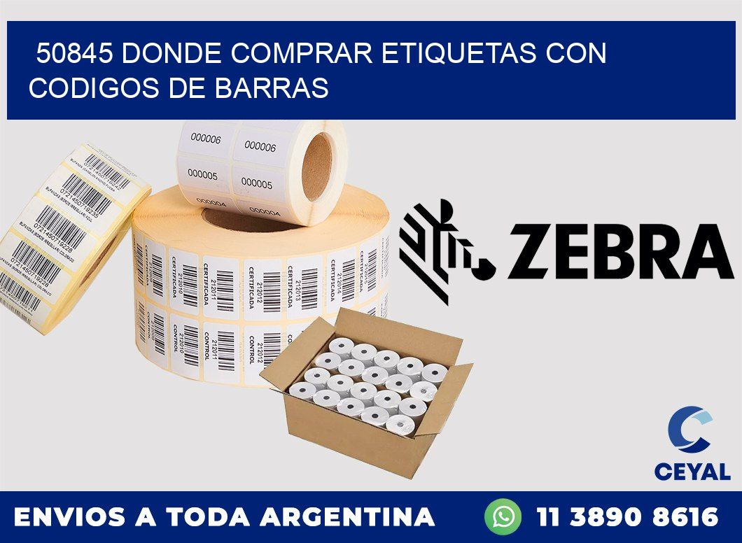 50845 Donde comprar etiquetas con codigos de barras