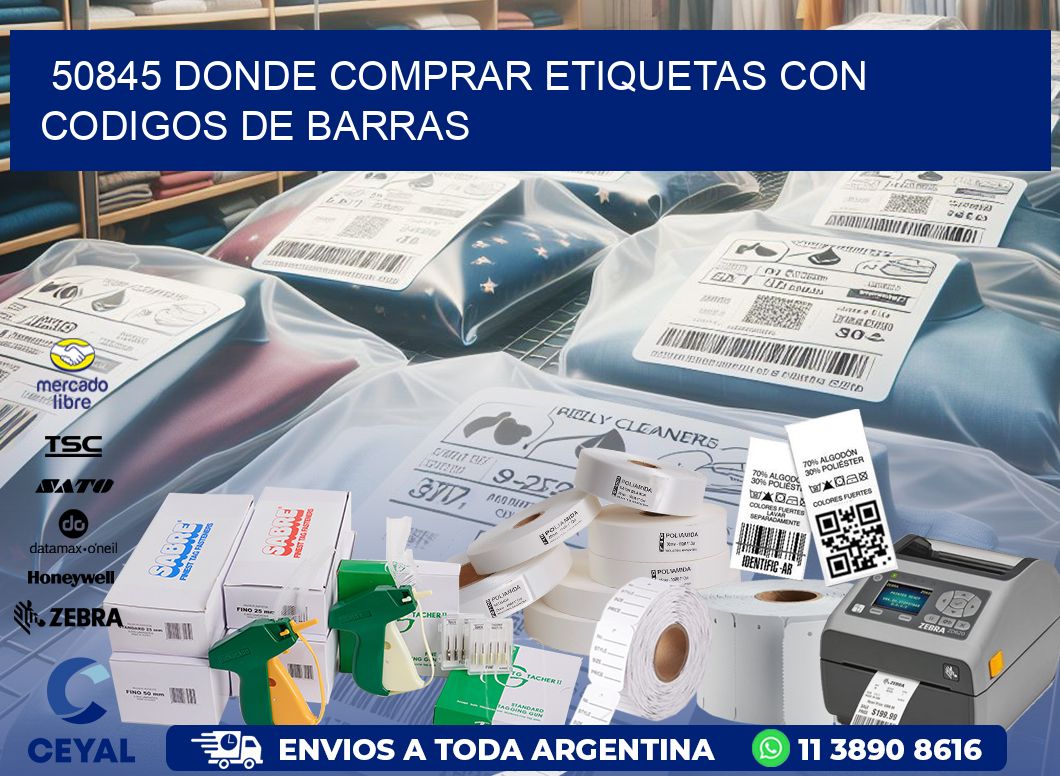 50845 Donde comprar etiquetas con codigos de barras