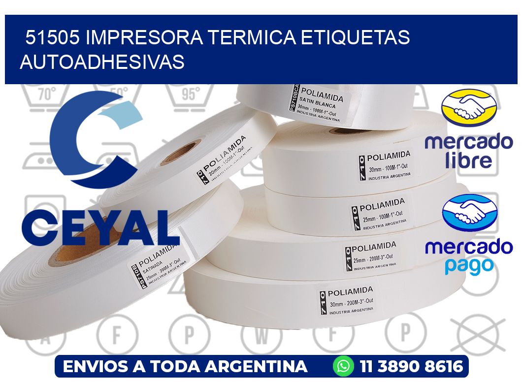 51505 Impresora termica etiquetas autoadhesivas