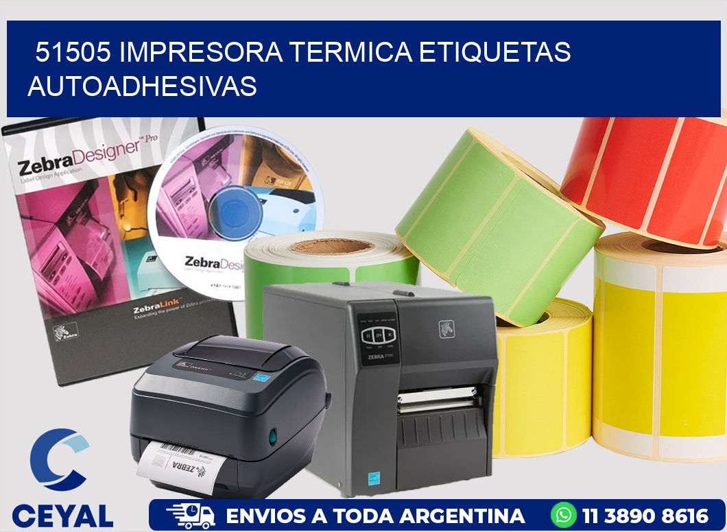 51505 Impresora termica etiquetas autoadhesivas