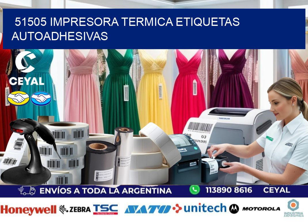 51505 Impresora termica etiquetas autoadhesivas