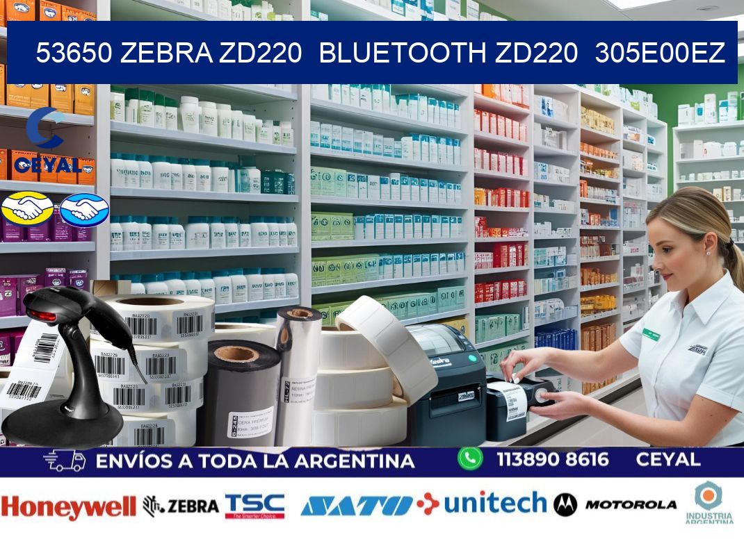 53650 Zebra ZD220  Bluetooth ZD220  305E00EZ