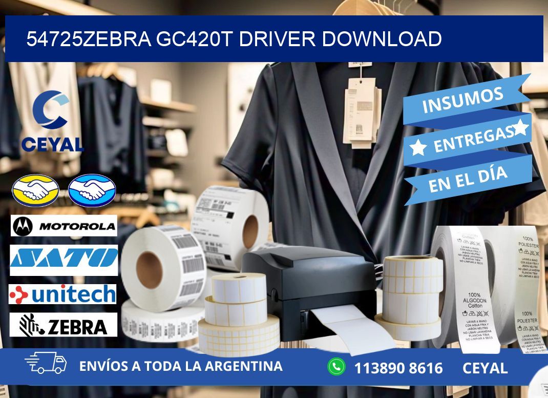 54725Zebra GC420t driver download