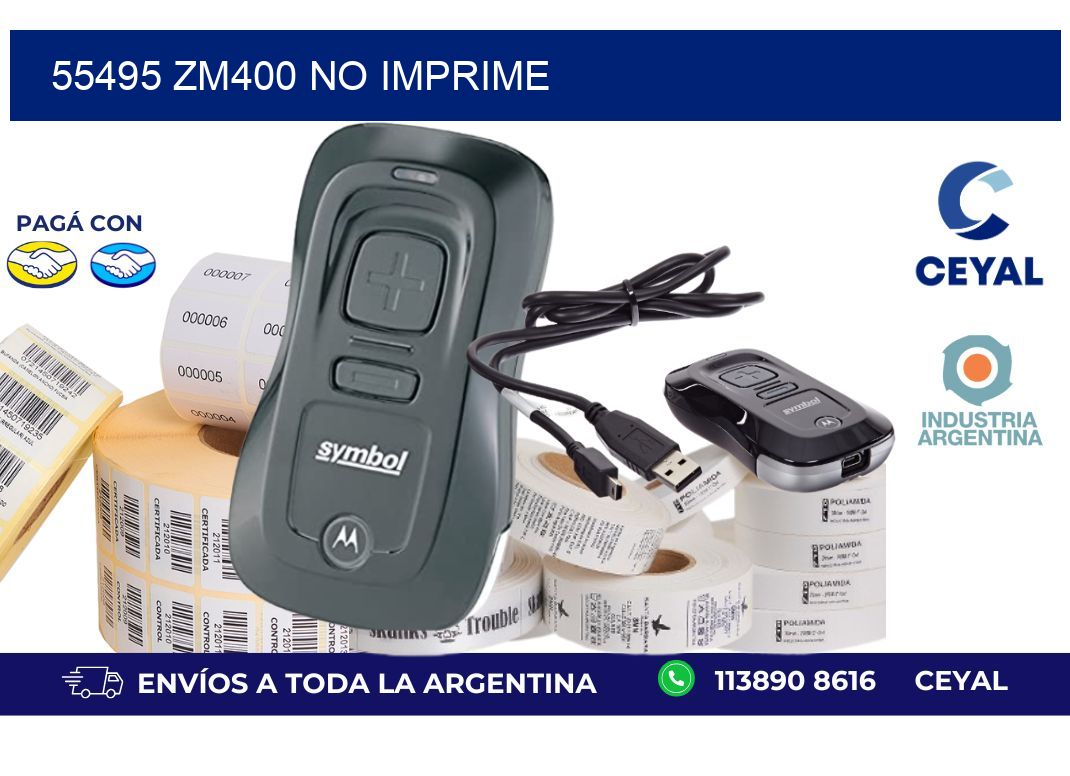 55495 ZM400 no imprime