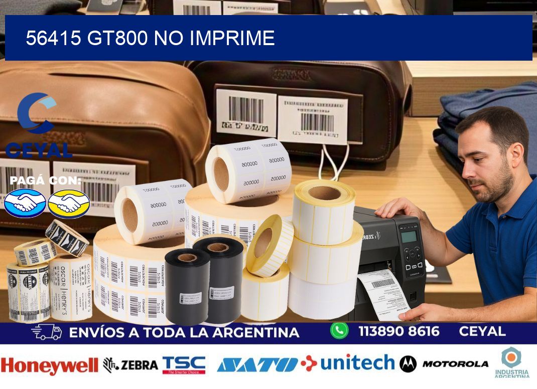 56415 GT800 no imprime
