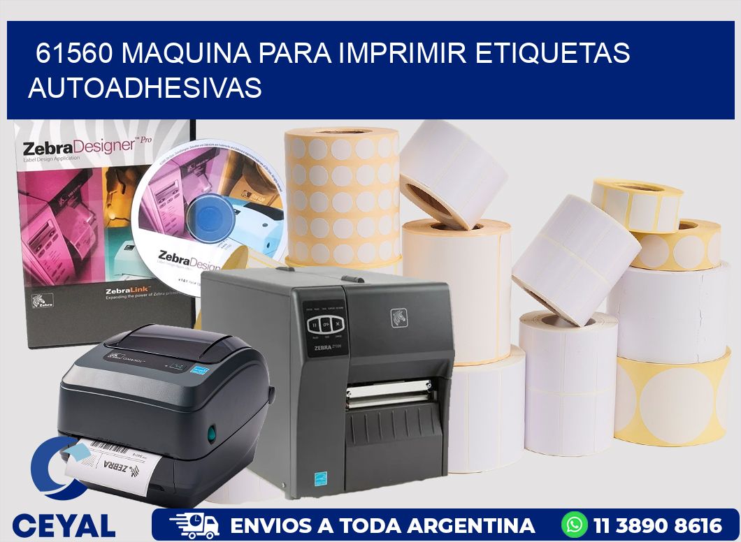 61560 maquina para imprimir etiquetas autoadhesivas