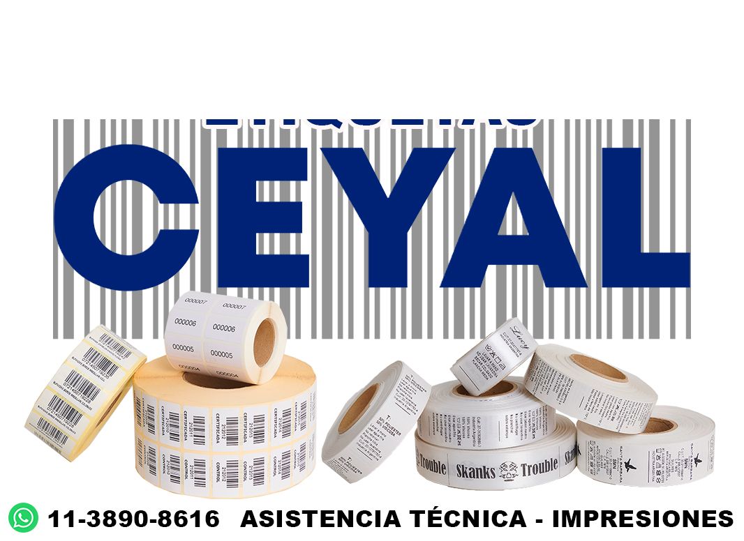 655 Etiquetas en rollo para grandes tiradas