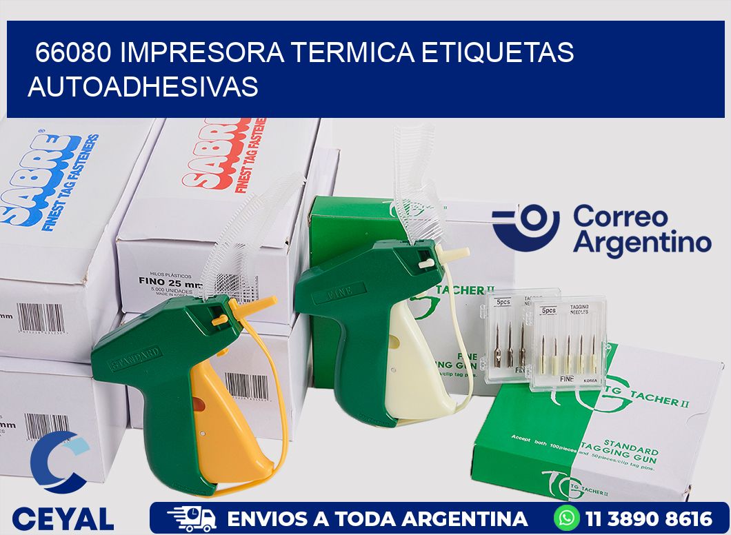 66080 Impresora termica etiquetas autoadhesivas