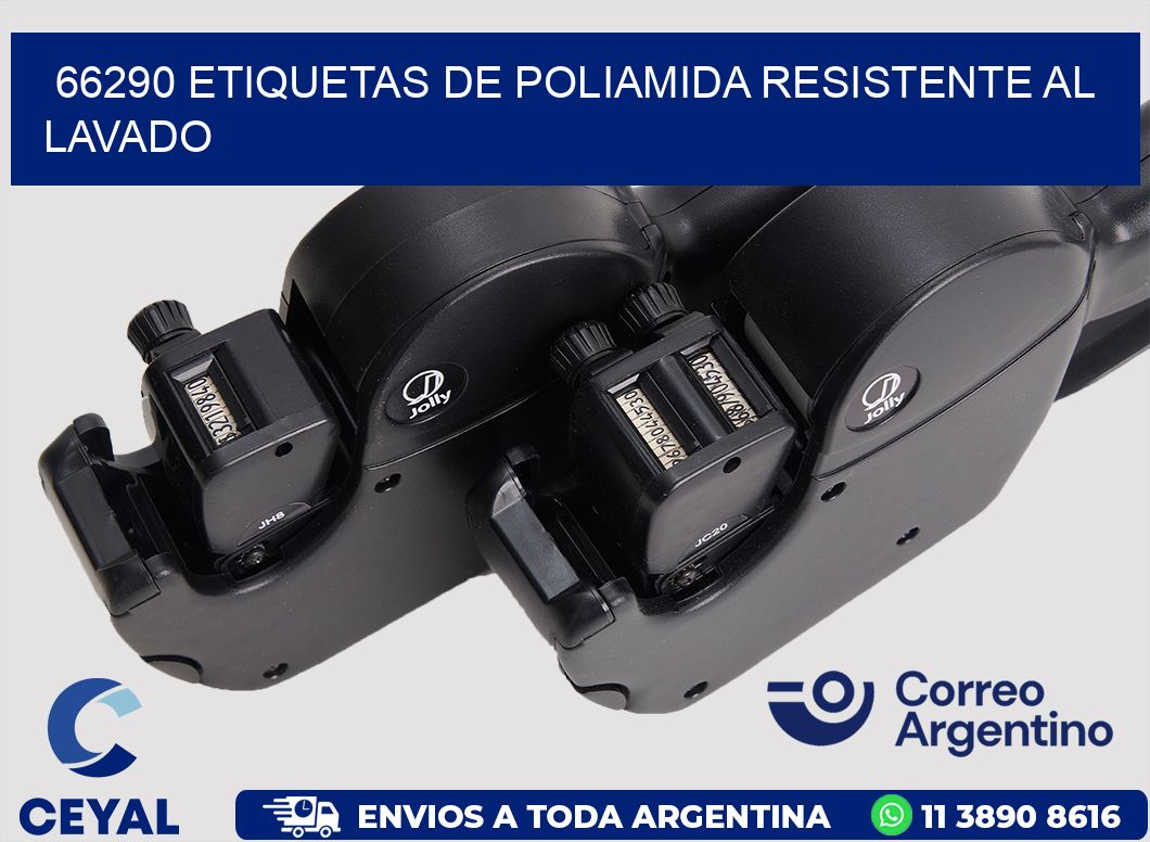 66290 Etiquetas de poliamida resistente al lavado