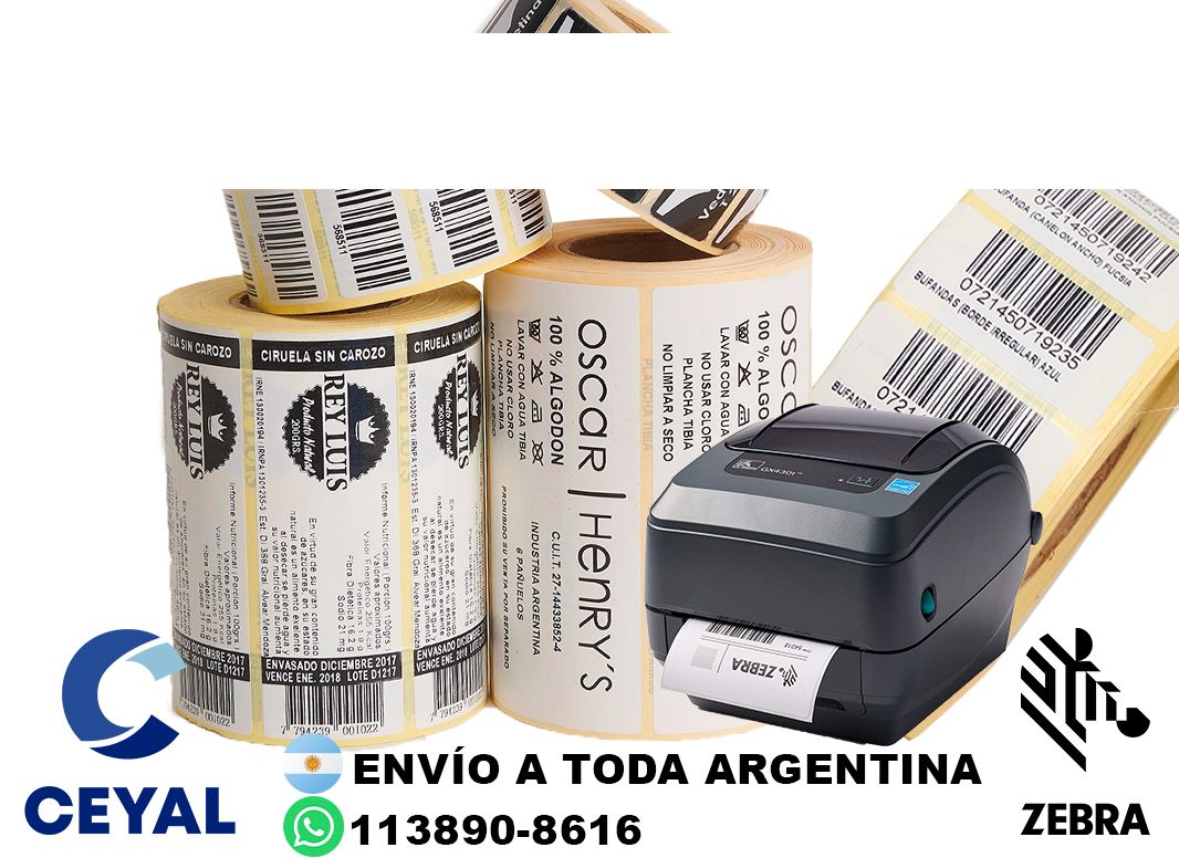 6735 Etiquetas con código QR para consumo masivo