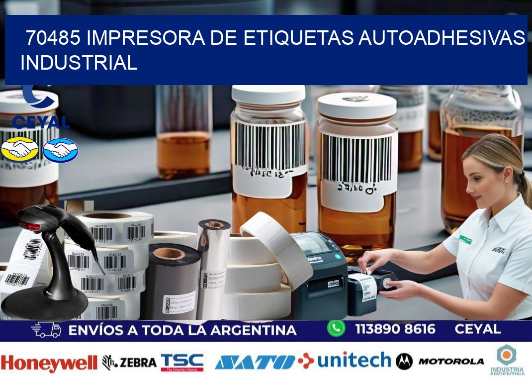 70485 Impresora de etiquetas autoadhesivas industrial
