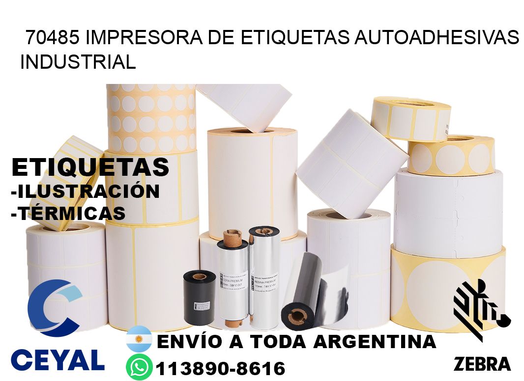 70485 Impresora de etiquetas autoadhesivas industrial