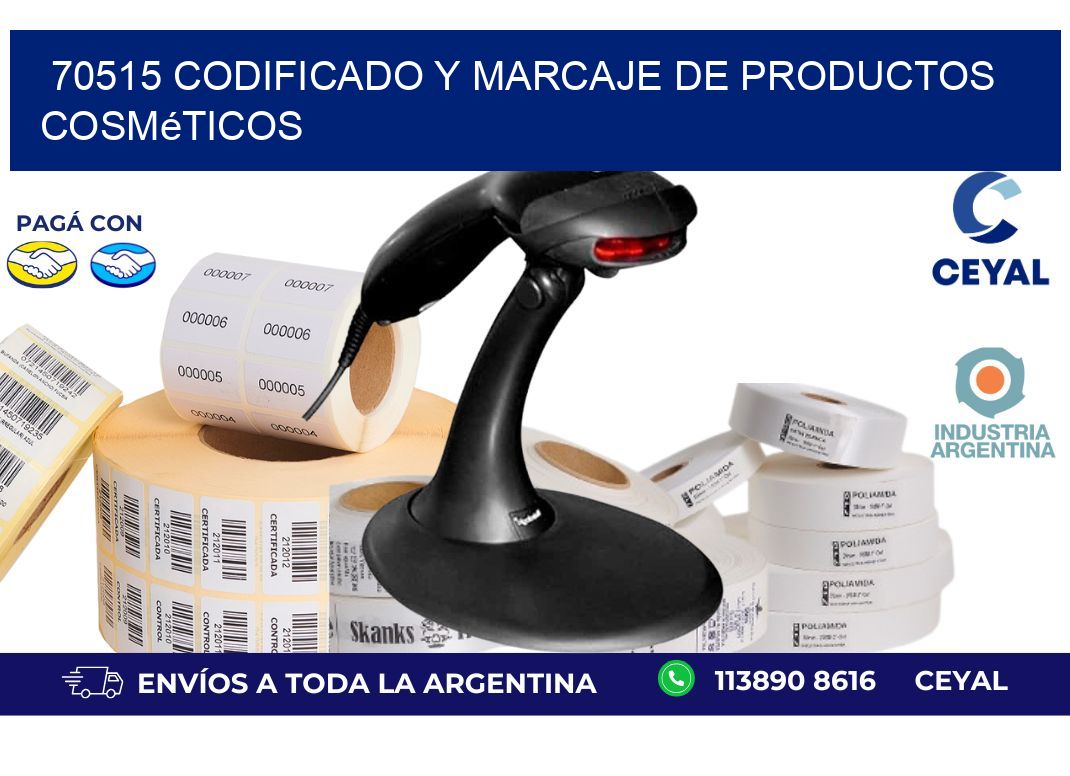 70515 codificado y marcaje de productos cosméticos