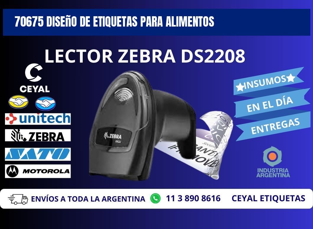 70675 Diseño de etiquetas para alimentos