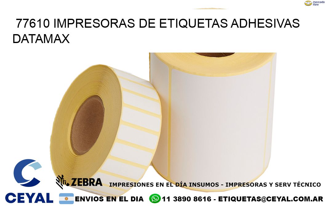 77610 impresoras de etiquetas adhesivas datamax