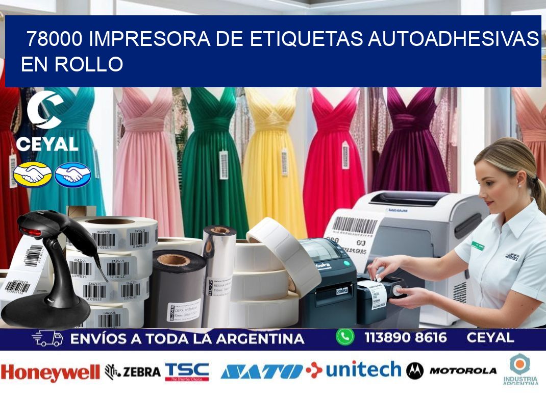 78000 impresora de etiquetas autoadhesivas en rollo