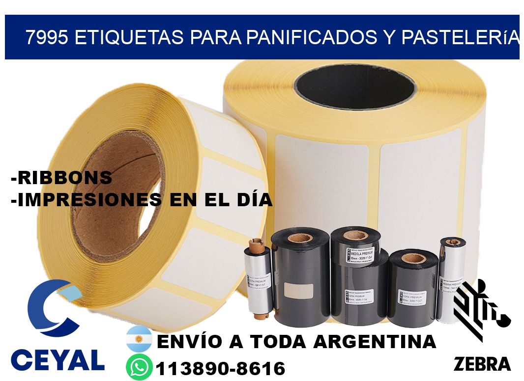 7995 Etiquetas para panificados y pastelería