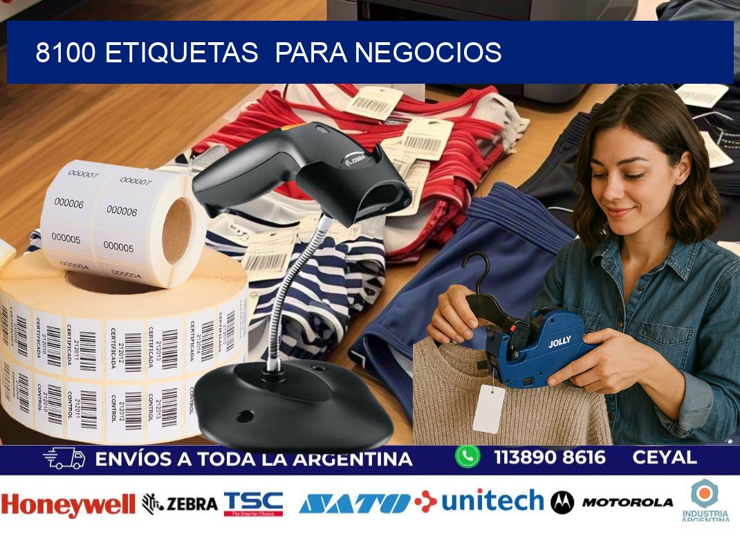 8100 etiquetas  para negocios