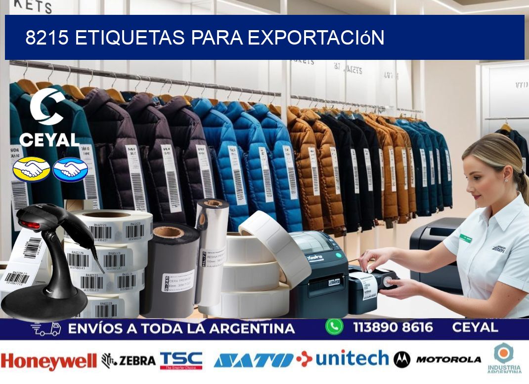 8215 Etiquetas para exportación