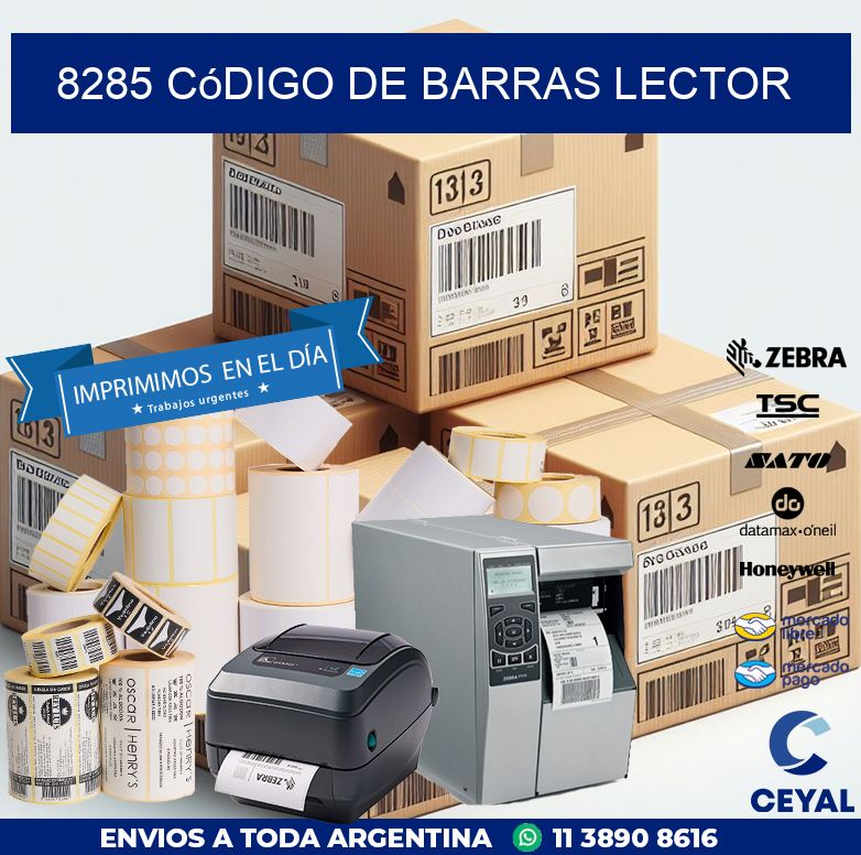 8285 Código de barras lector