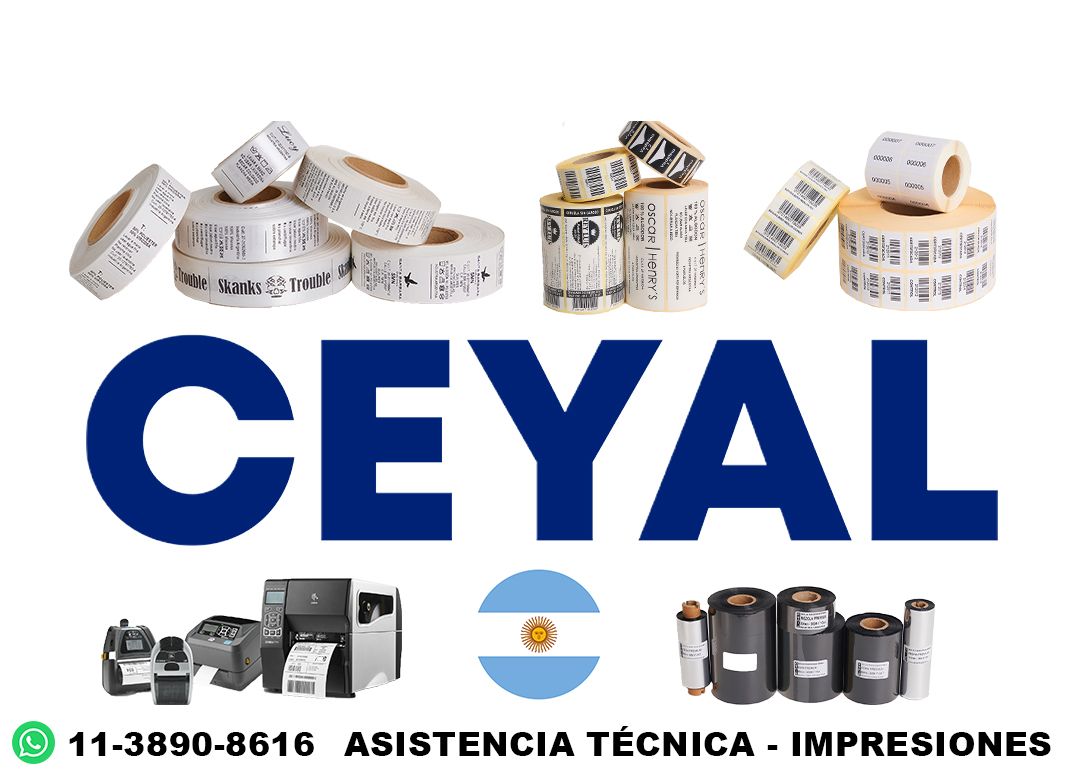 8340 impresora de etiquetas textil