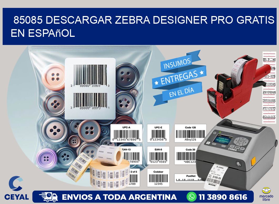 85085 Descargar Zebra Designer Pro gratis en Español