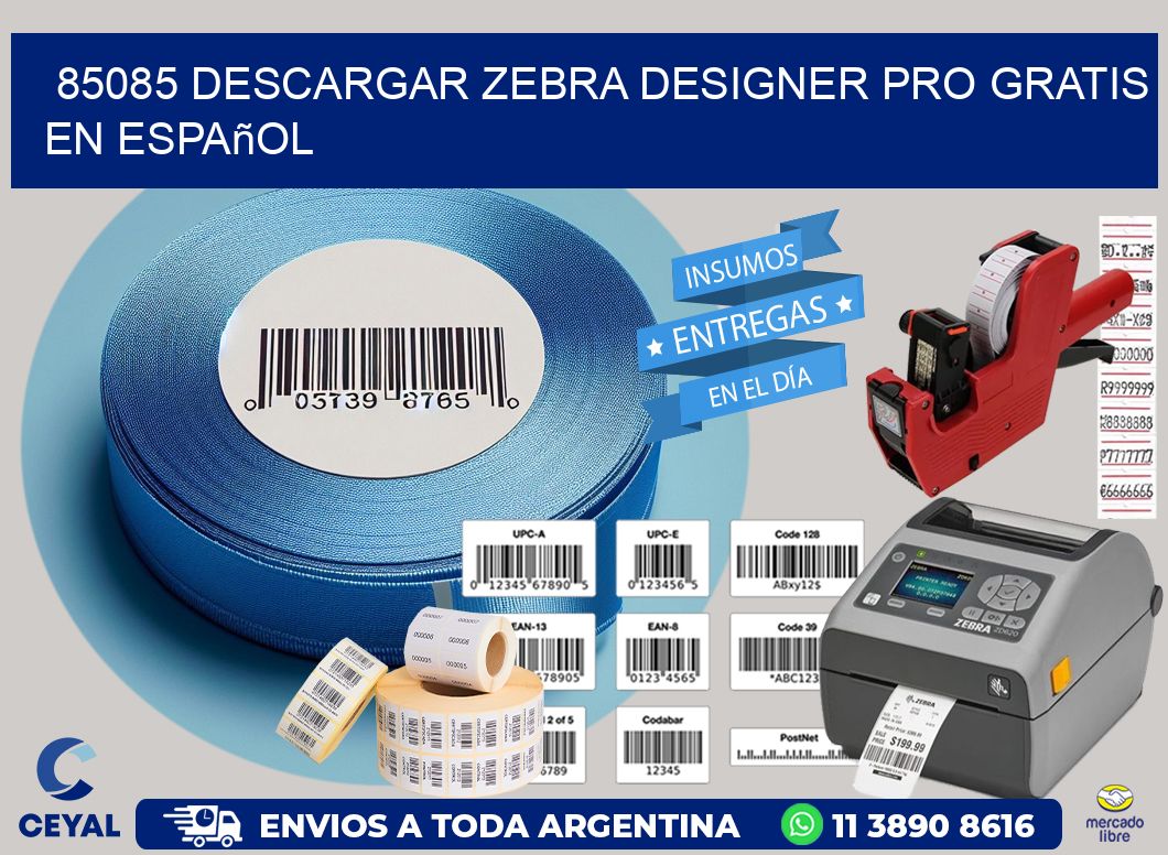 85085 Descargar Zebra Designer Pro gratis en Español