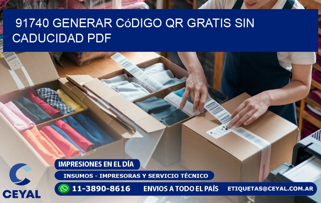 91740 Generar código QR gratis sin caducidad PDF