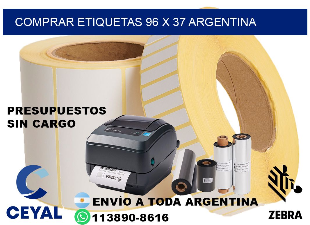 Comprar etiquetas 96 x 37 argentina