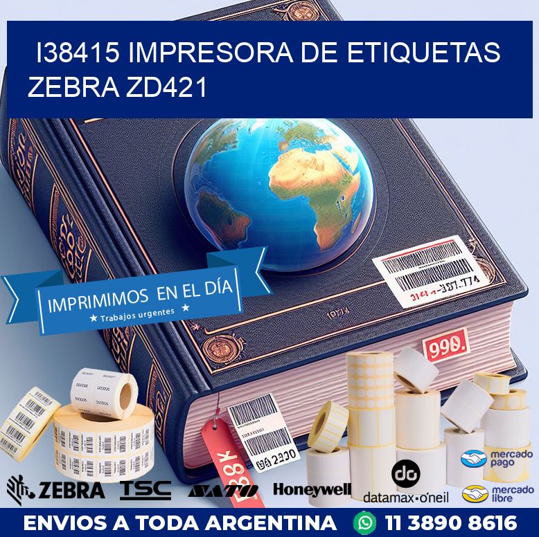 I38415 impresora de etiquetas Zebra ZD421