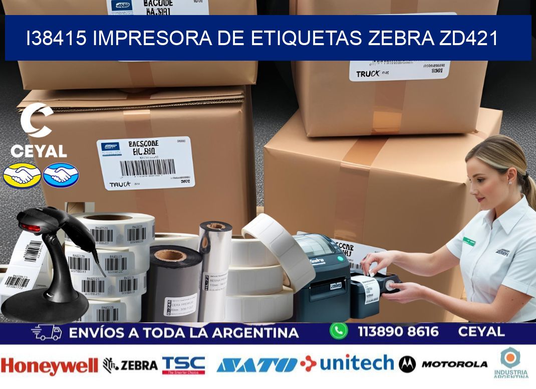 I38415 impresora de etiquetas Zebra ZD421